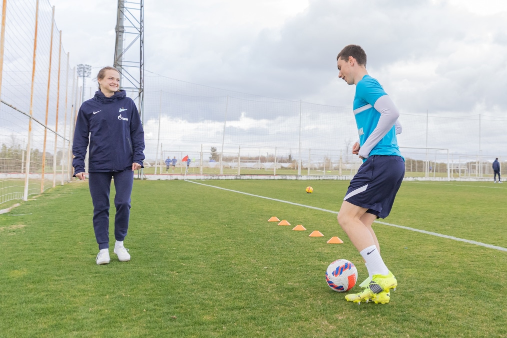 «Газпром»-тренировочные сборы «Зенита»-м в Турции: 22 февраля, вечерняя тренировка.