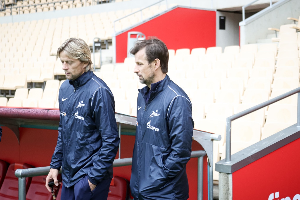 Тренировка сине-бело-голубых на стадионе «Ла-Картуха»