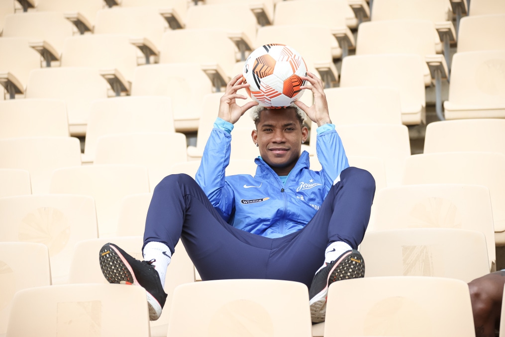 Тренировка сине-бело-голубых на стадионе «Ла-Картуха»