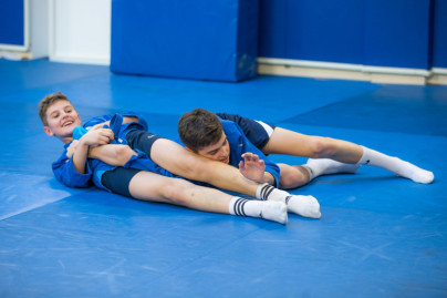 Тренировка по дзюдо в «Газпром»-Академии