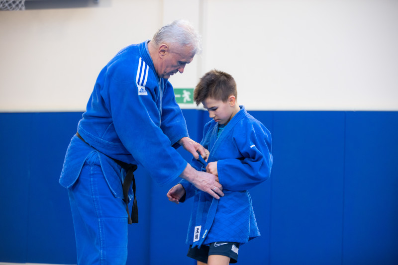 Тренировка по дзюдо в «Газпром»-Академии