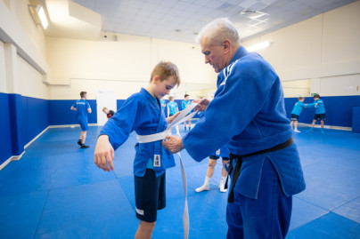Тренировка по дзюдо в «Газпром»-Академии