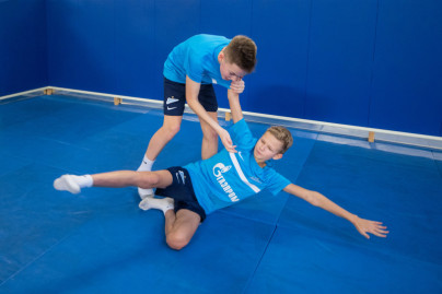 Тренировка по дзюдо в «Газпром»-Академии