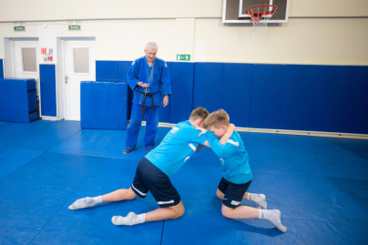 Тренировка по дзюдо в «Газпром»-Академии