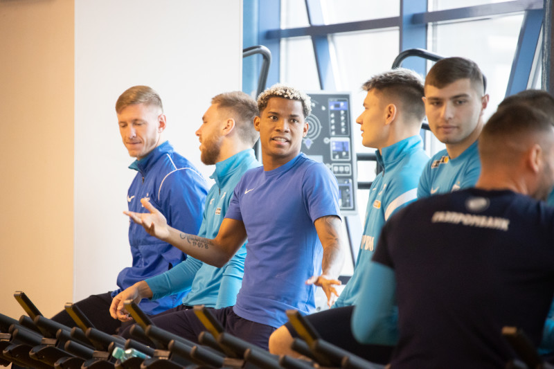 Открытая тренировка «Зенита» перед матчем с «Ахматом»