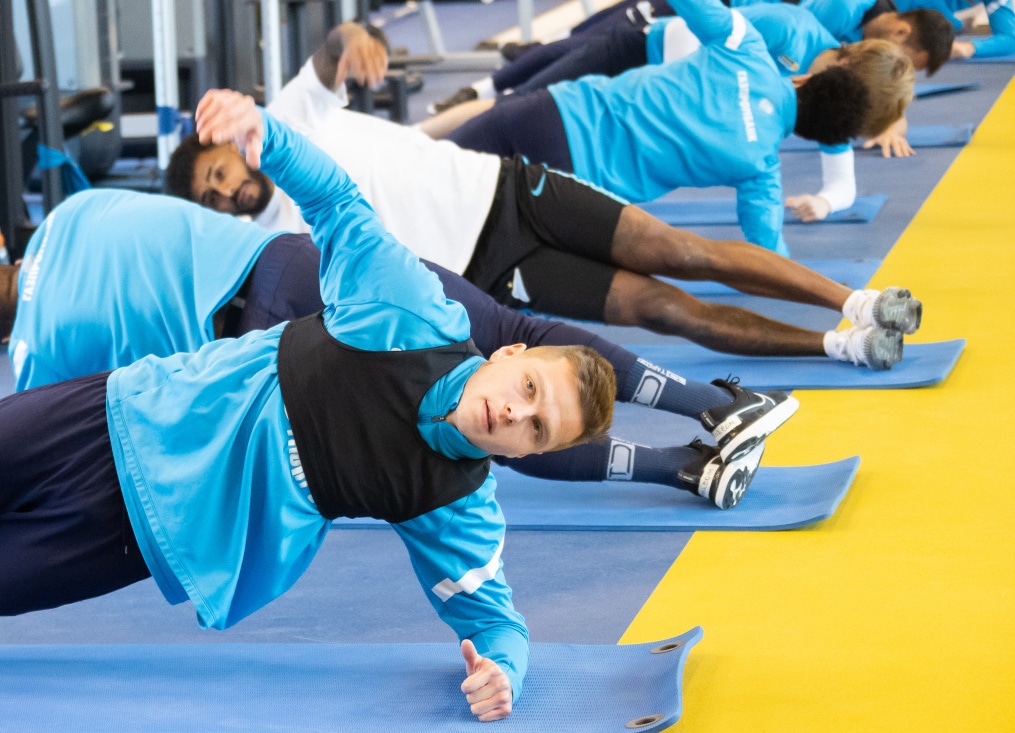 Открытая тренировка «Зенита» перед матчем с «Ахматом»