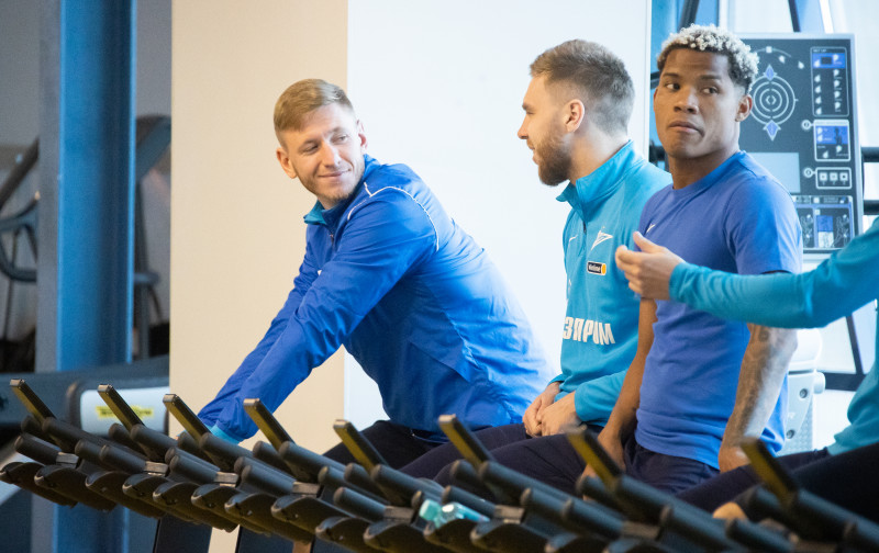 Открытая тренировка «Зенита» перед матчем с «Ахматом»