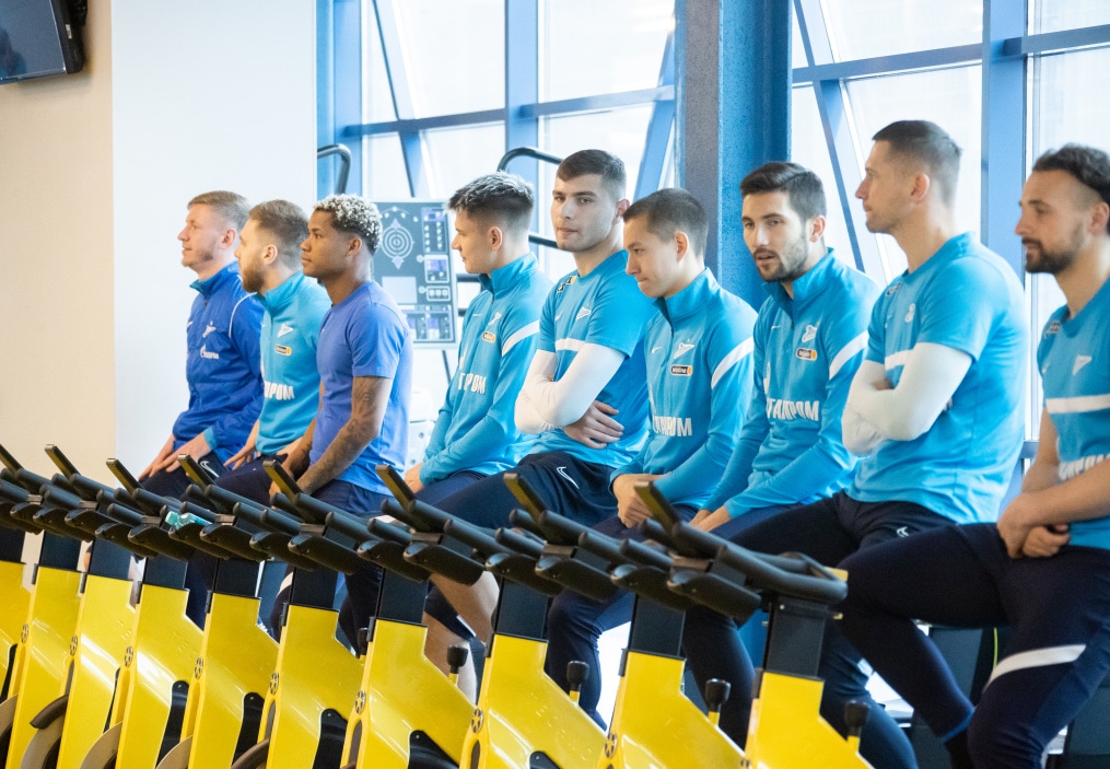 Открытая тренировка «Зенита» перед матчем с «Ахматом»