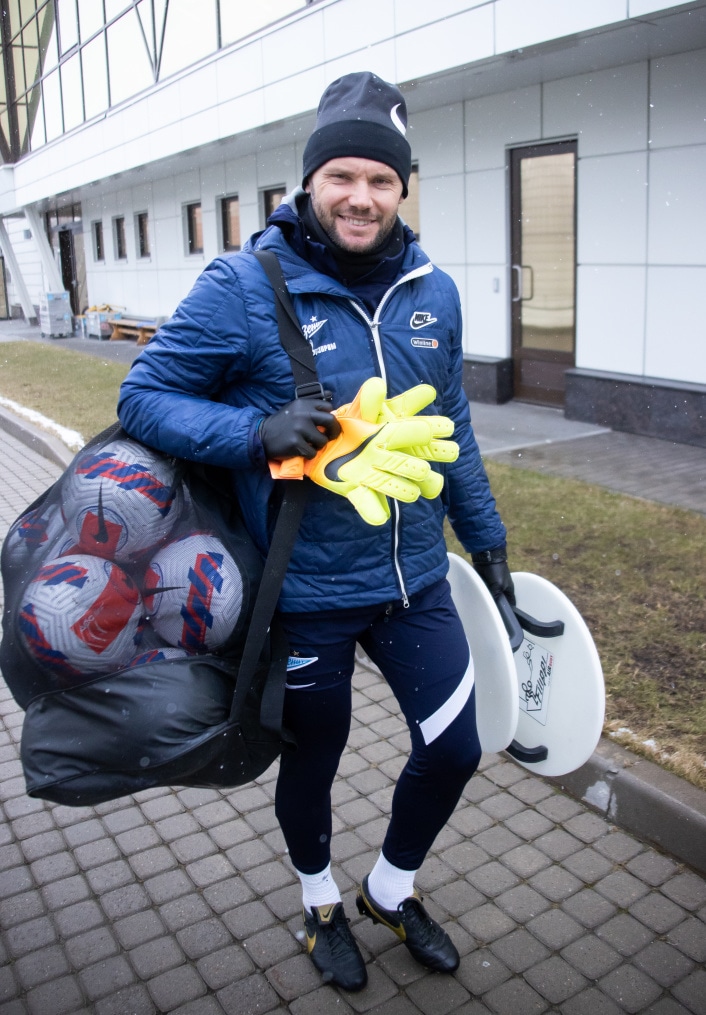 Открытая тренировка «Зенита» перед матчем с «Ахматом»