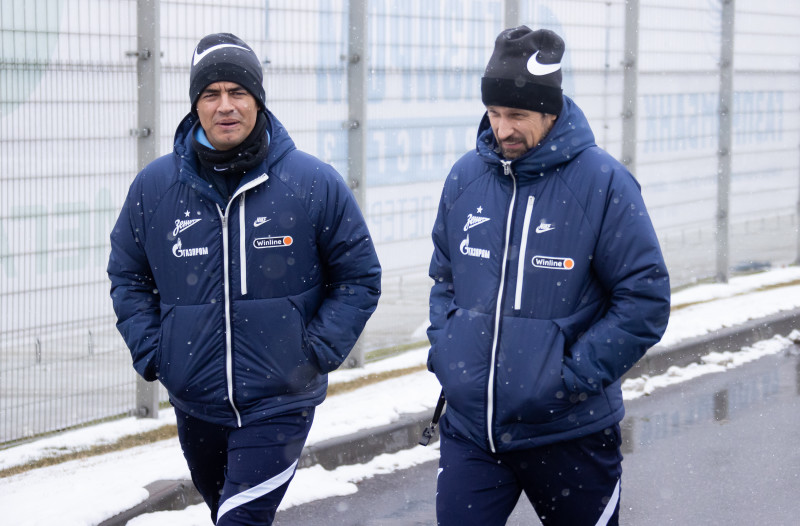Открытая тренировка «Зенита» перед матчем с «Ахматом»