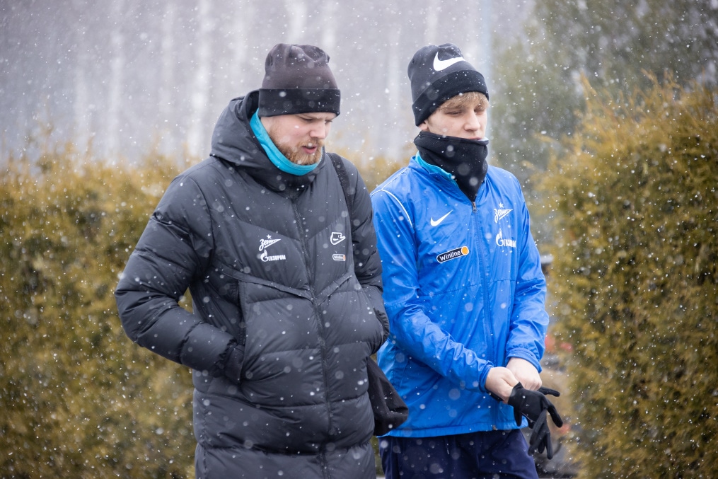 Открытая тренировка «Зенита» перед матчем с «Ахматом»