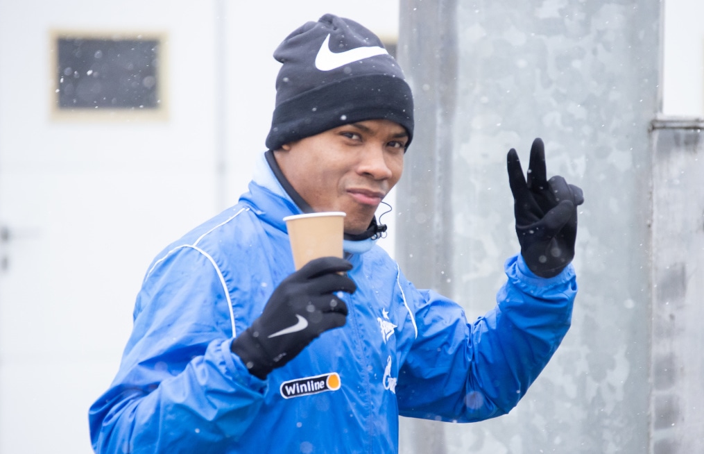 Открытая тренировка «Зенита» перед матчем с «Ахматом»