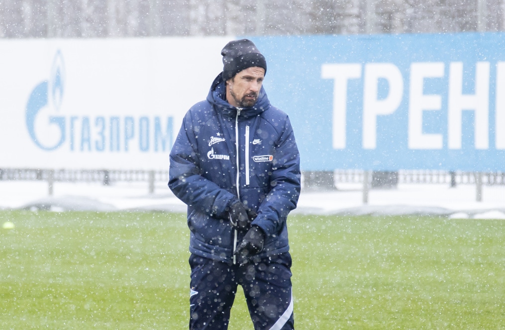 Открытая тренировка «Зенита» перед матчем с «Ахматом»