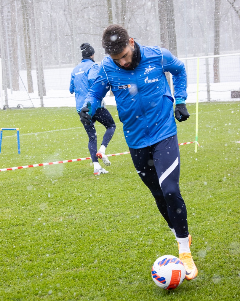 Открытая тренировка «Зенита» перед матчем с «Ахматом»