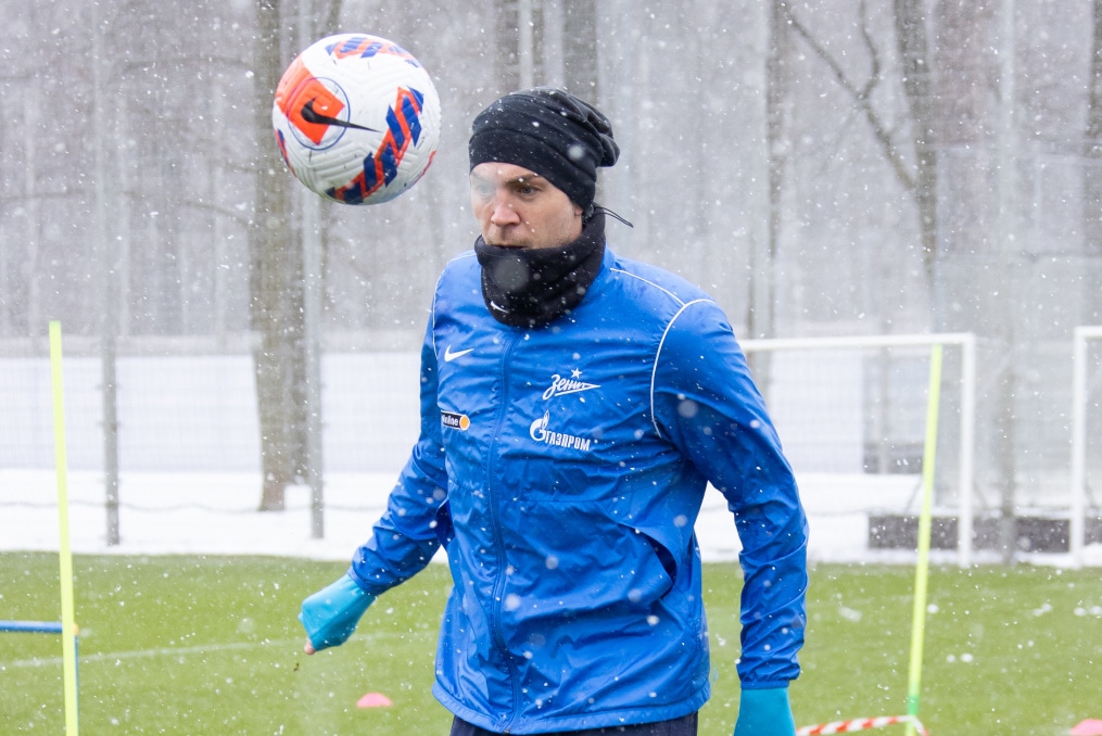 Открытая тренировка «Зенита» перед матчем с «Ахматом»