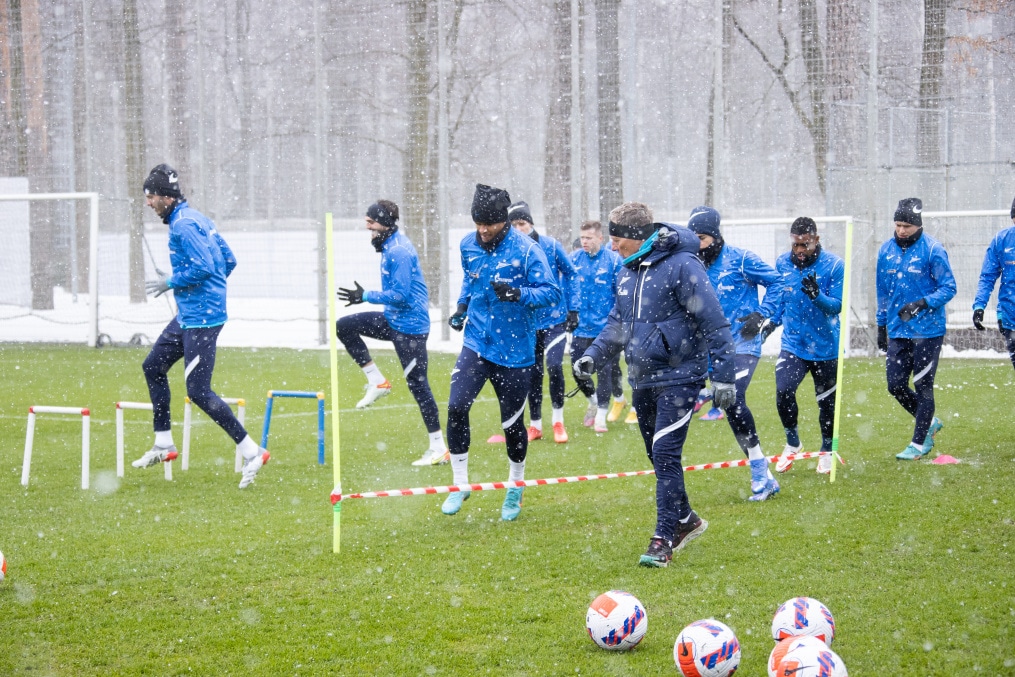 Открытая тренировка «Зенита» перед матчем с «Ахматом»