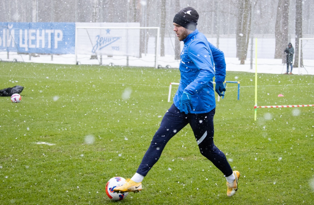 Открытая тренировка «Зенита» перед матчем с «Ахматом»