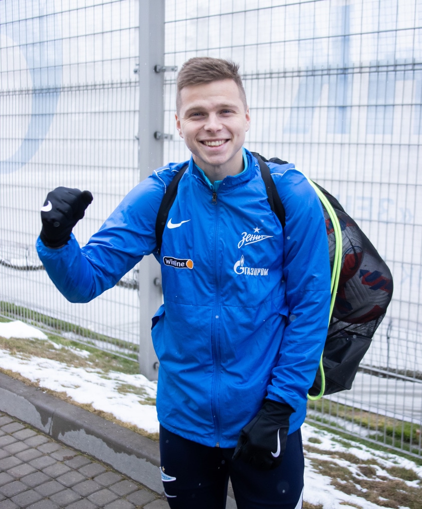 Открытая тренировка «Зенита» перед матчем с «Ахматом»