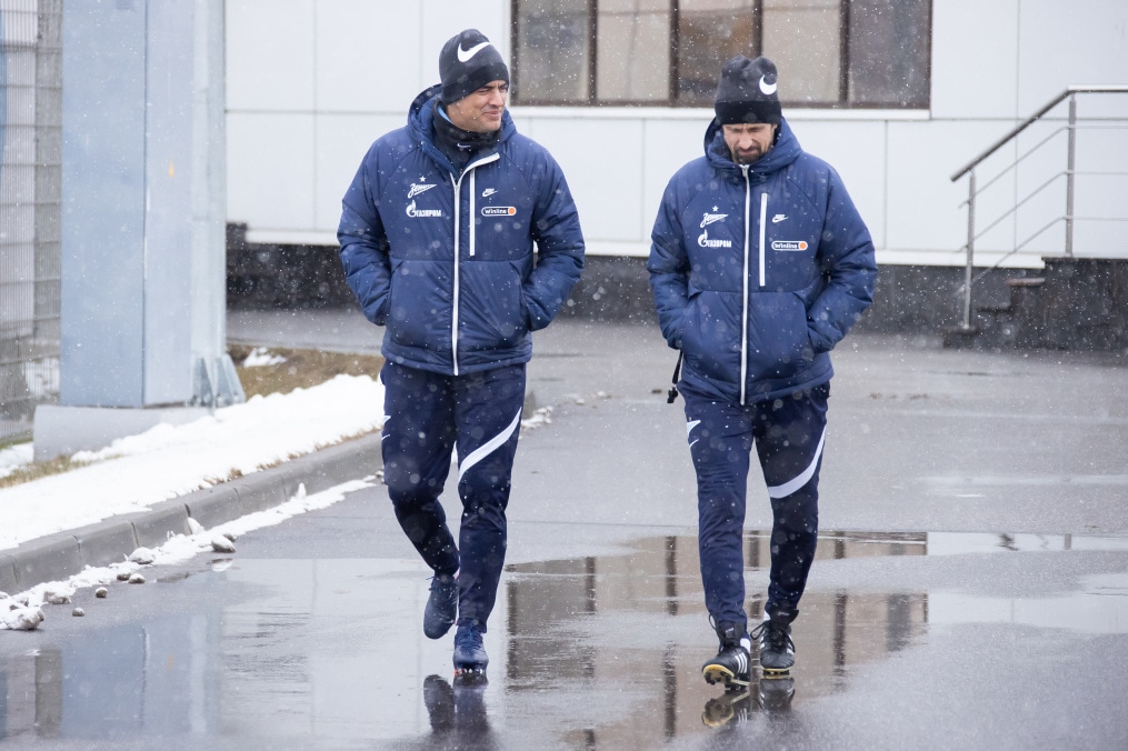 Открытая тренировка «Зенита» перед матчем с «Ахматом»