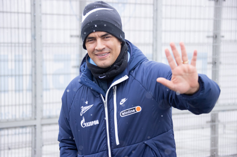 Открытая тренировка «Зенита» перед матчем с «Ахматом»