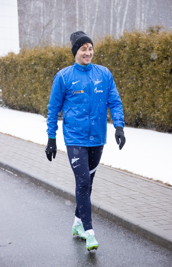 Открытая тренировка «Зенита» перед матчем с «Ахматом»