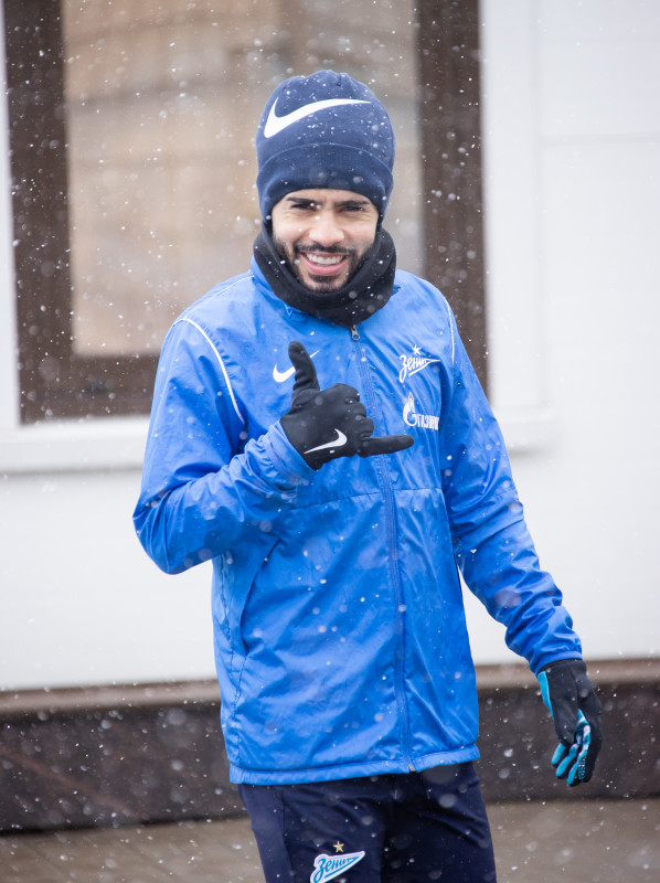 Открытая тренировка «Зенита» перед матчем с «Ахматом»