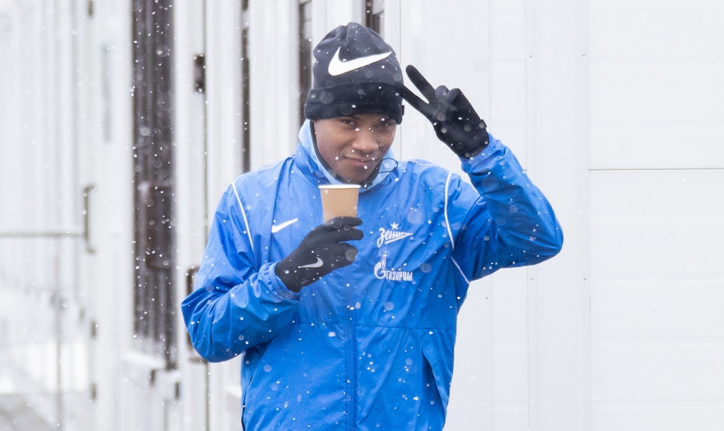 Открытая тренировка «Зенита» перед матчем с «Ахматом»