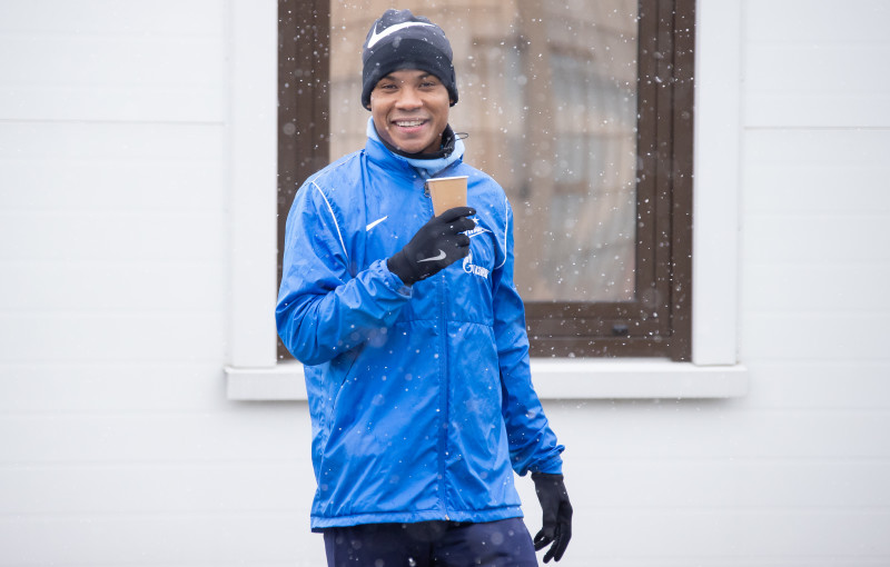 Открытая тренировка «Зенита» перед матчем с «Ахматом»