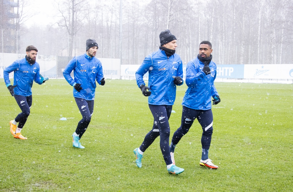 Открытая тренировка «Зенита» перед матчем с «Ахматом»