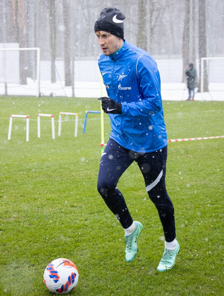 Открытая тренировка «Зенита» перед матчем с «Ахматом»