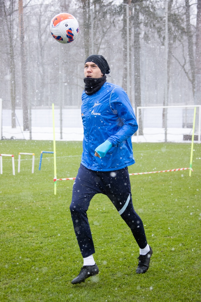 Открытая тренировка «Зенита» перед матчем с «Ахматом»