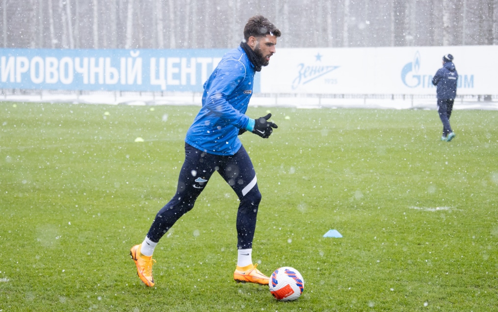 Открытая тренировка «Зенита» перед матчем с «Ахматом»