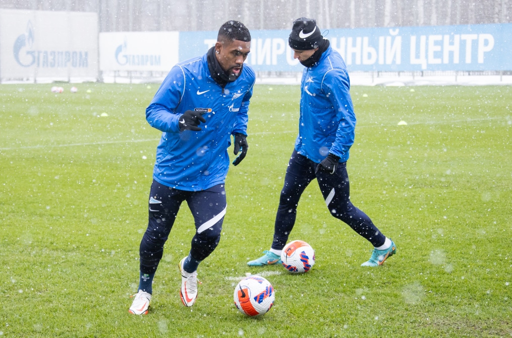 Открытая тренировка «Зенита» перед матчем с «Ахматом»