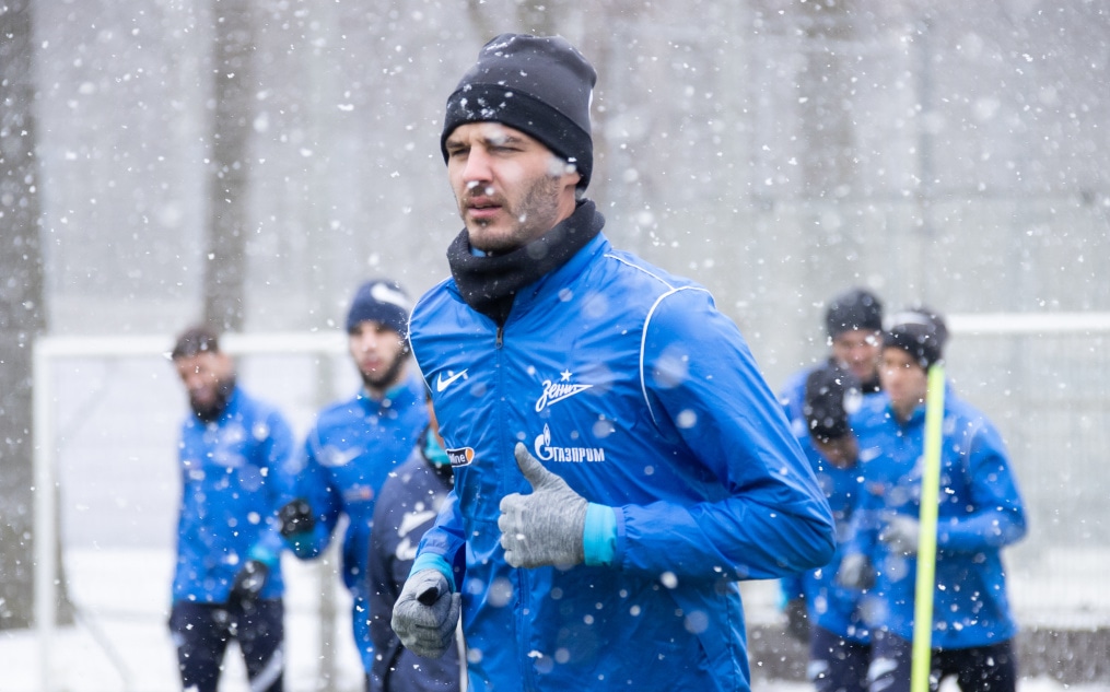 Открытая тренировка «Зенита» перед матчем с «Ахматом»