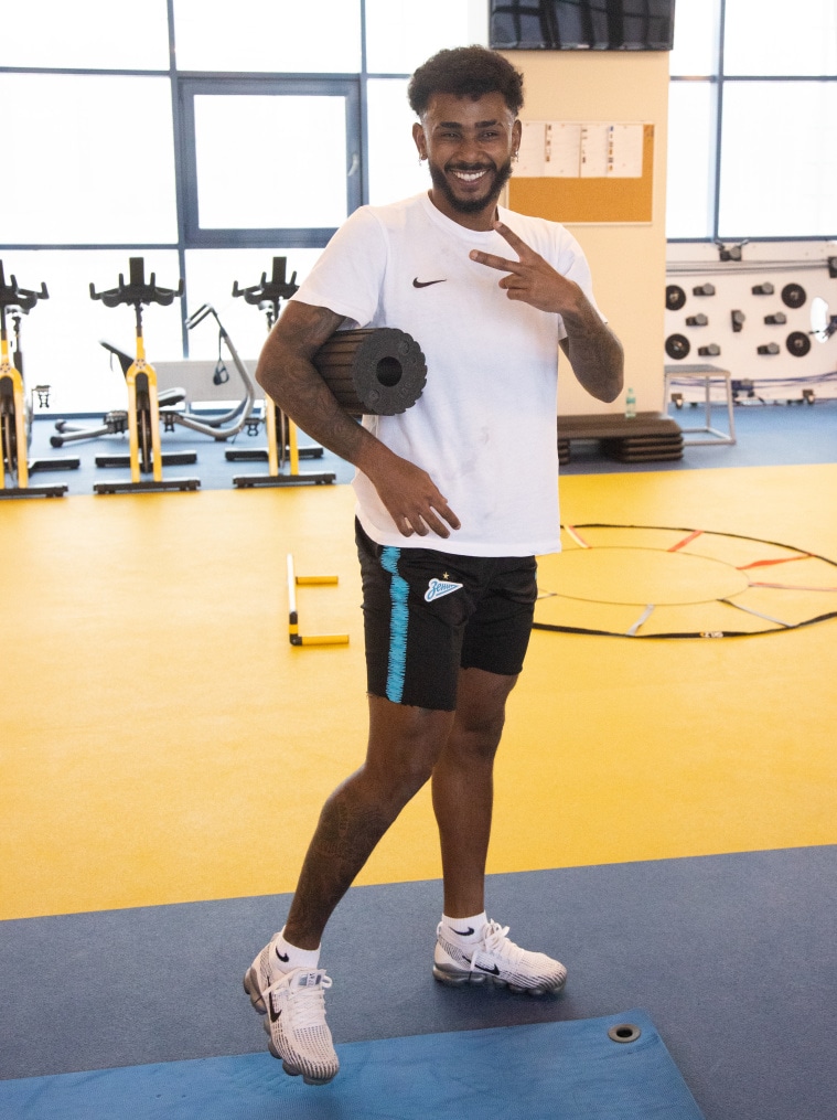 Открытая тренировка «Зенита» перед матчем с «Ахматом»