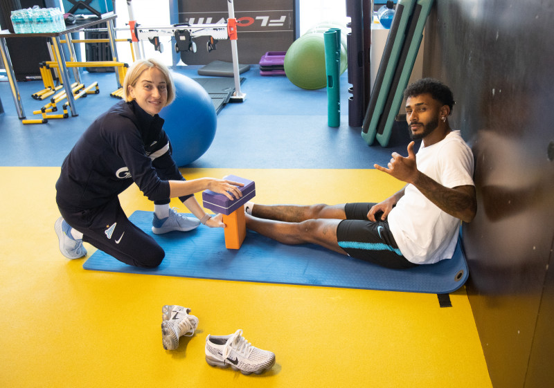 Открытая тренировка «Зенита» перед матчем с «Ахматом»