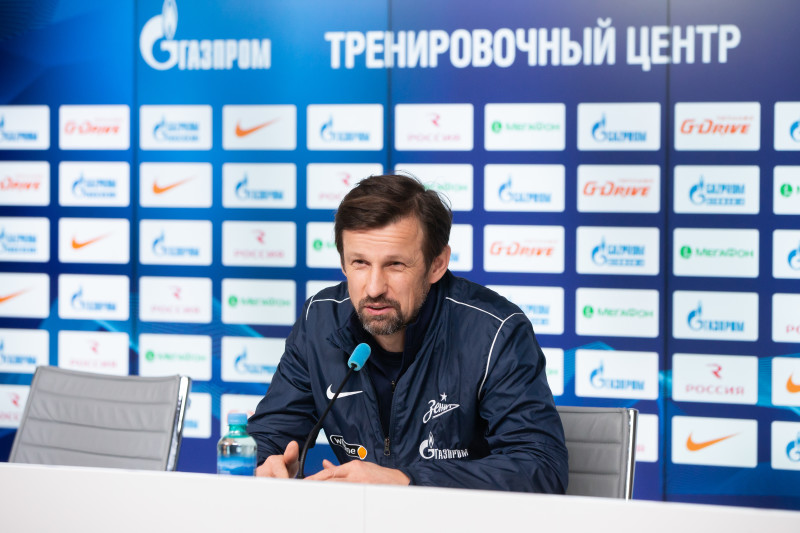 Пресс-конференция «Зенита» перед матчем с «Ахматом»