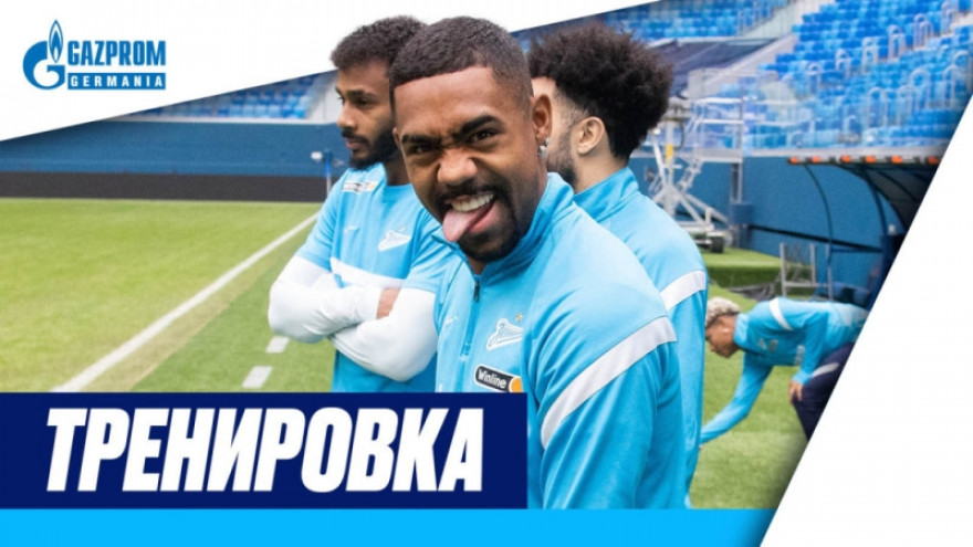 Тренировка основного состава  перед матчем «Зенит» — «Урал»