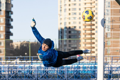 Первая зимняя тренировка «Зенита»-м