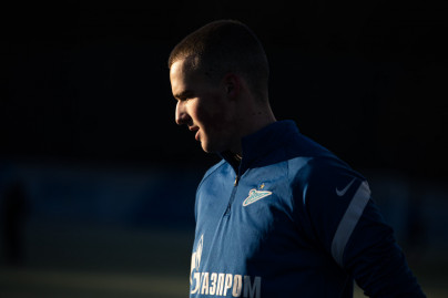 Первая зимняя тренировка «Зенита»-м