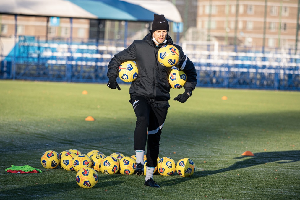Первая зимняя тренировка «Зенита»-м