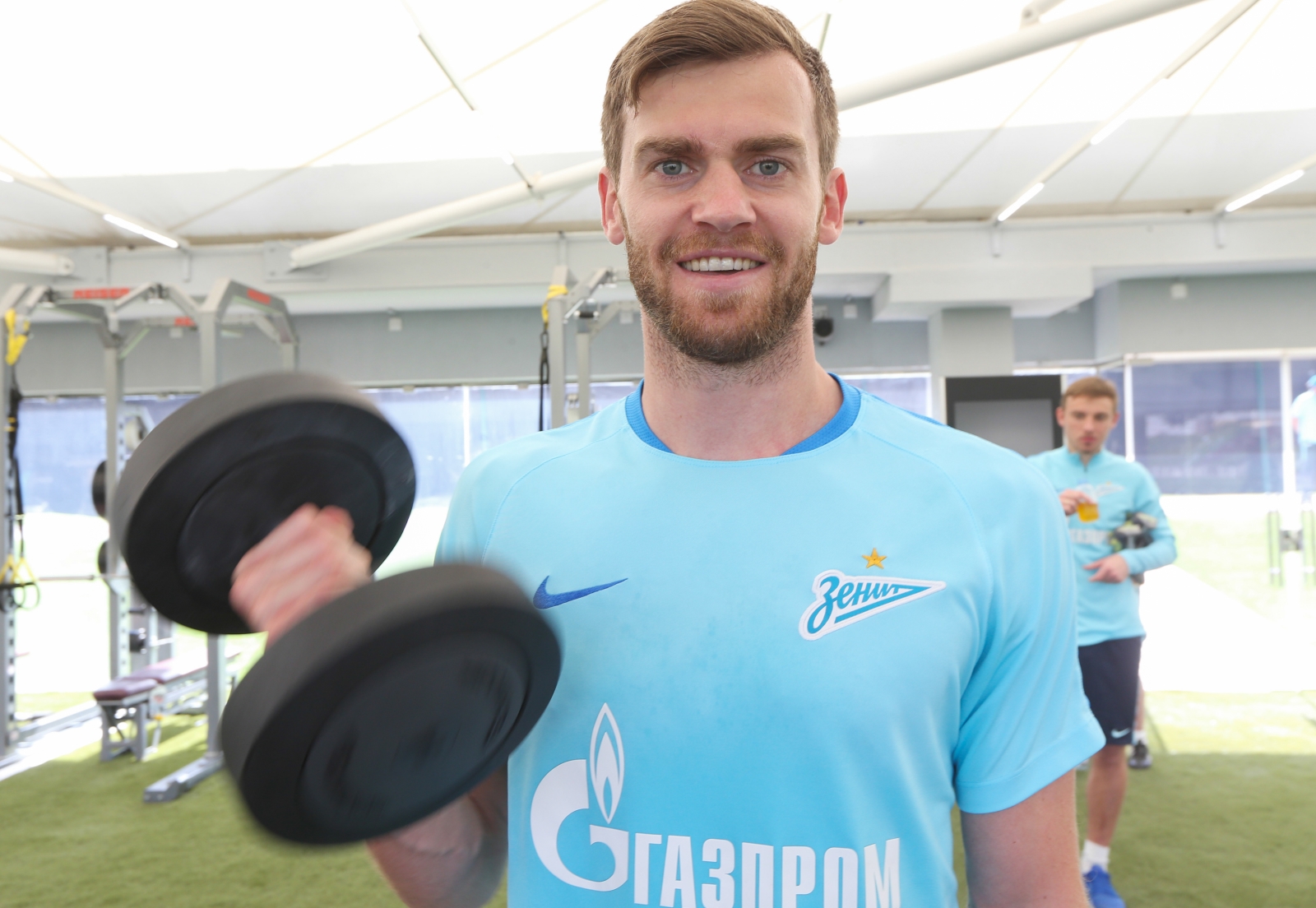 «Газпром»-тренировочные сборы в Дохе: 22 января, утренняя тренировка