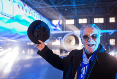 Авиакомпания «Россия» и «Зенит» представили  клубный самолет