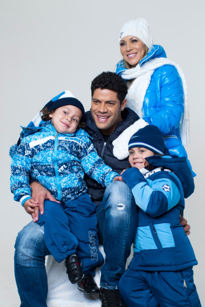 Семейная фотосессия, нападающего «Зенита» Халка