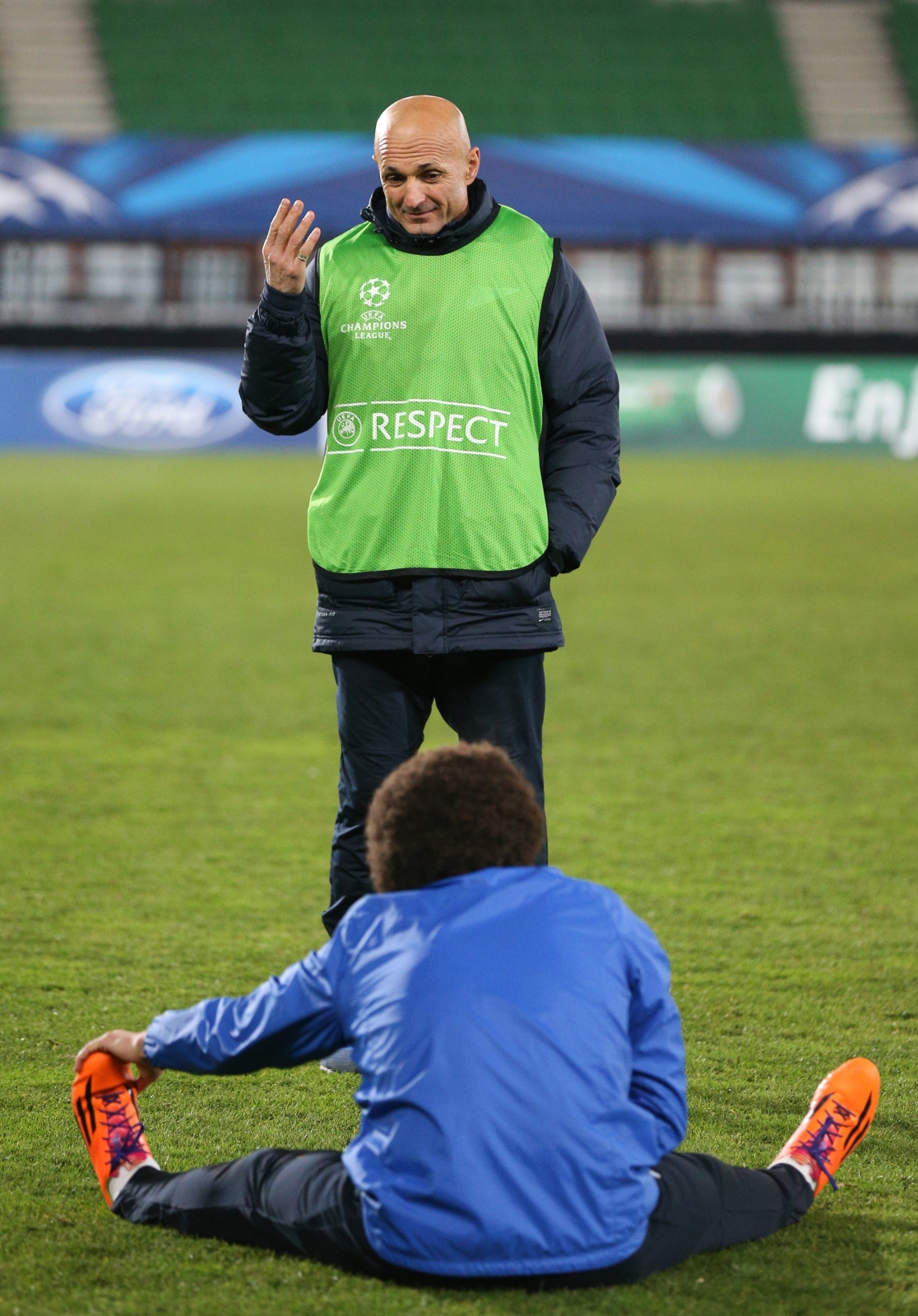 Тренировка «Зенита» перед матчем Лиги Чемпионов с «Аустрией»