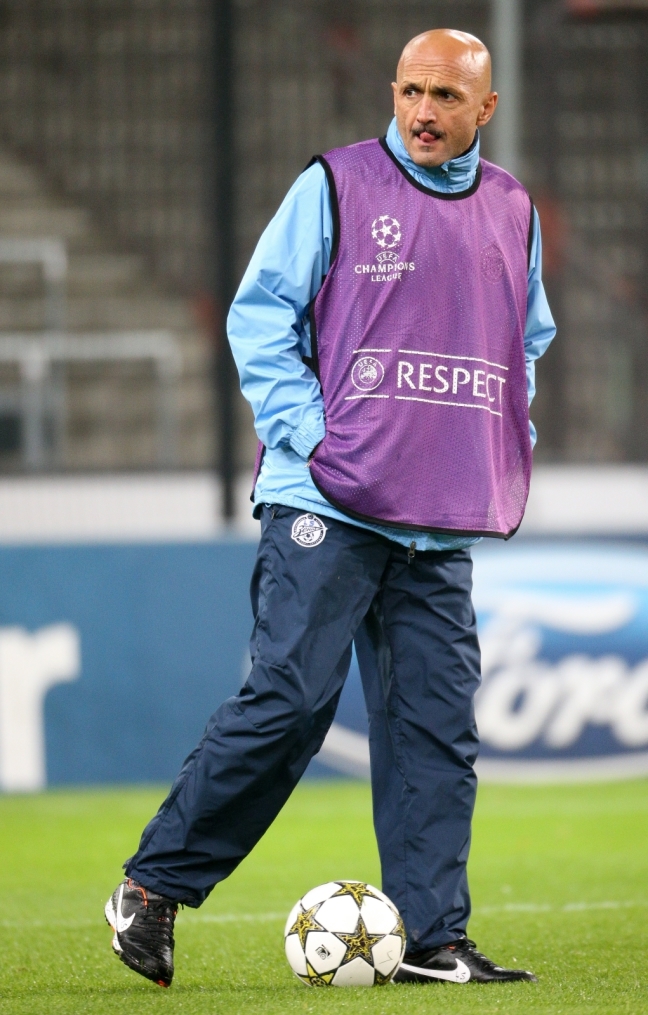 Тренировка сине-бело-голубых перед матчем ФК «Андерлехт» — ФК «Зенит»