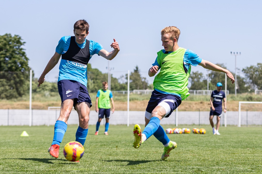 «Газпром» — тренировочные сборы «Зенита»-м в Ставропольском крае: 29 июня, утренняя тренировка