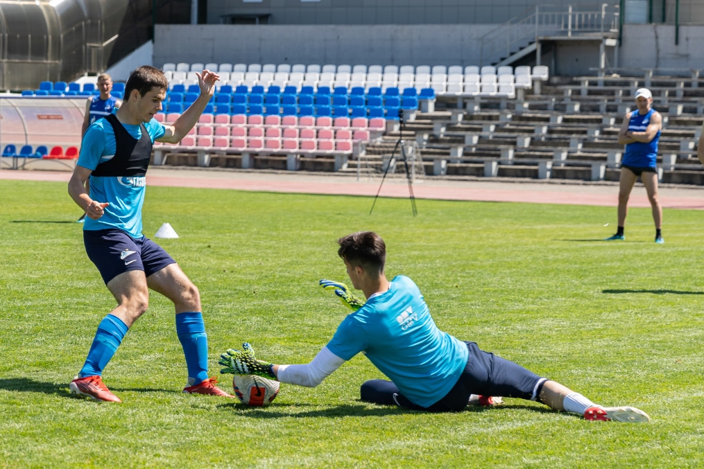 «Газпром» — тренировочные сборы «Зенита»-м в Ставропольском крае: 29 июня, утренняя тренировка