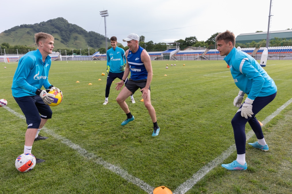 «Газпром» — тренировочные сборы «Зенита»-м в Ставропольском крае: 29 июня, вечерняя тренировка