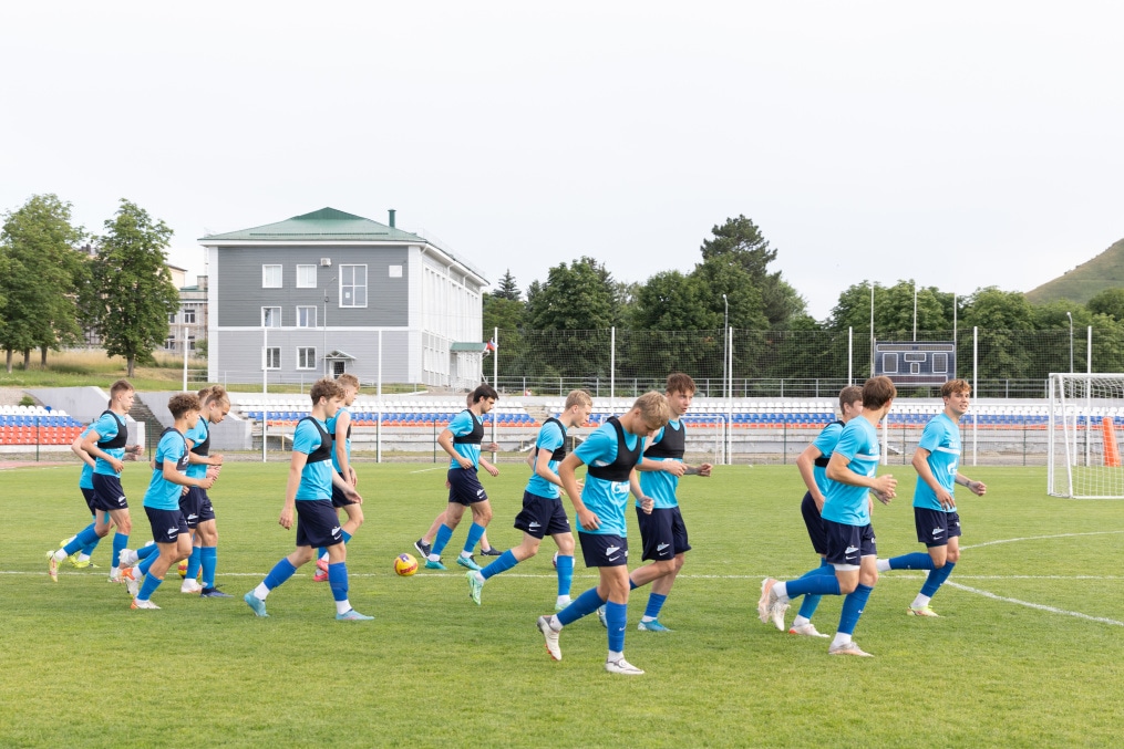 «Газпром» — тренировочные сборы «Зенита»-м в Ставропольском крае: 29 июня, вечерняя тренировка